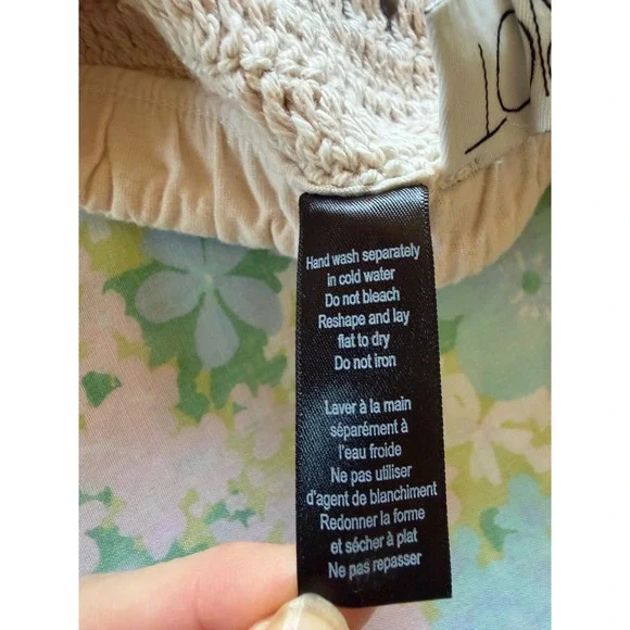 Beach Riot | Hudson Patchwork Crochet Mini Skirt Desert Sunrise Medium Boho - Picture 10 of 10